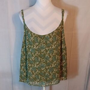 Green Floral Cami